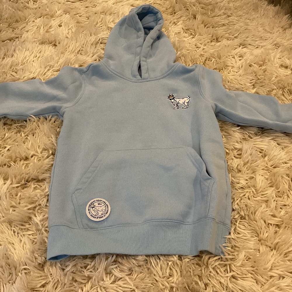 GOAT USA LIGHT BLUE YOUTH LARGE SWEATSHIRT